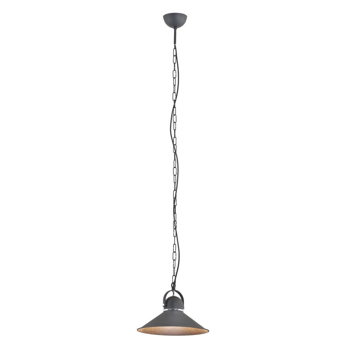 Antracytowa lampa wisząca Argon DJERBA 3594