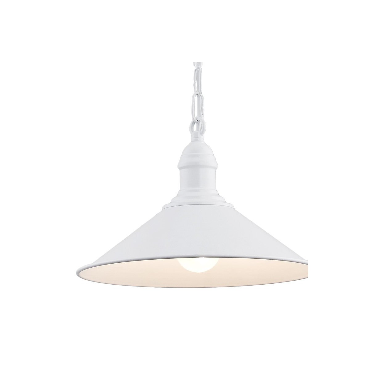 Biała lampa wisząca Argon ERBA 630
