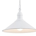 Biała lampa wisząca Argon ERBA 630