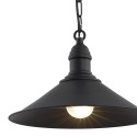 Czarna lampa wisząca Argon ERBA 631