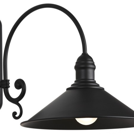 Czarny kinkiet Argon ERBA 633