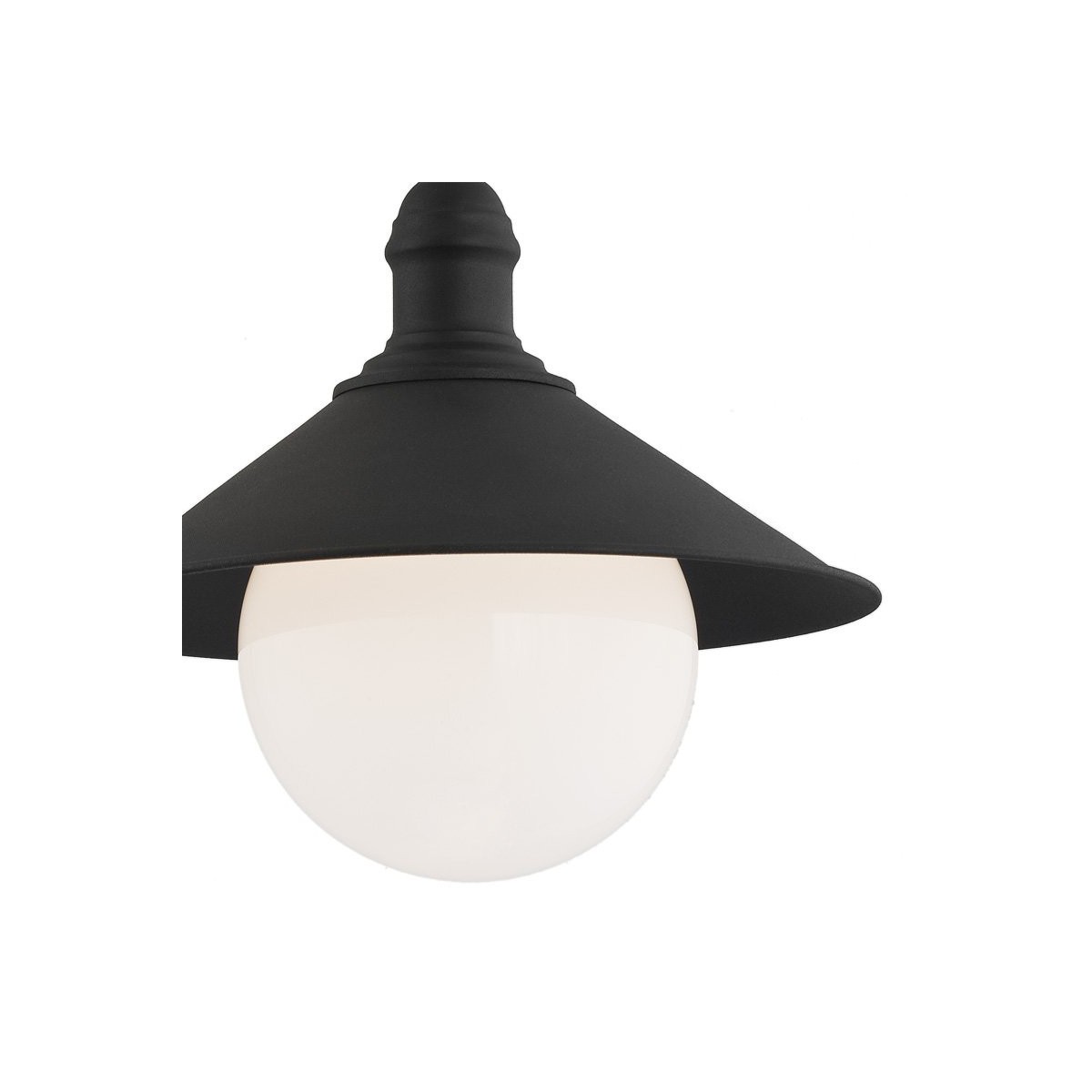 Czarna lampa ogrodowa Argon ERBABIS 3284