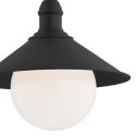 Czarna lampa ogrodowa Argon ERBABIS 3284