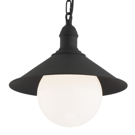 Czarna lampa ogrodowa Argon ERBABIS 3285
