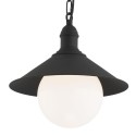 Czarna lampa ogrodowa Argon ERBABIS 3285