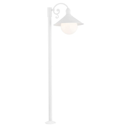 Biała lampa ogrodowa Argon ERBABIS 3295