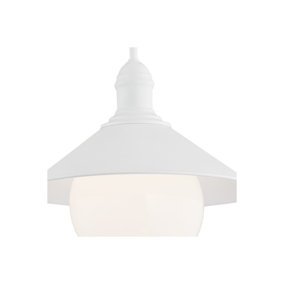 Biała lampa ogrodowa Argon ERBABIS 3295