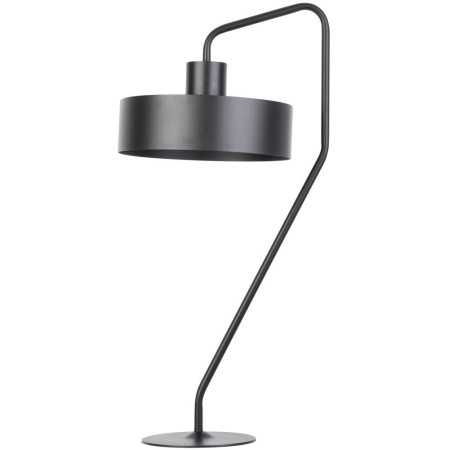 czarna, metalowa lampa stołowa Sigma Jumbo 50108