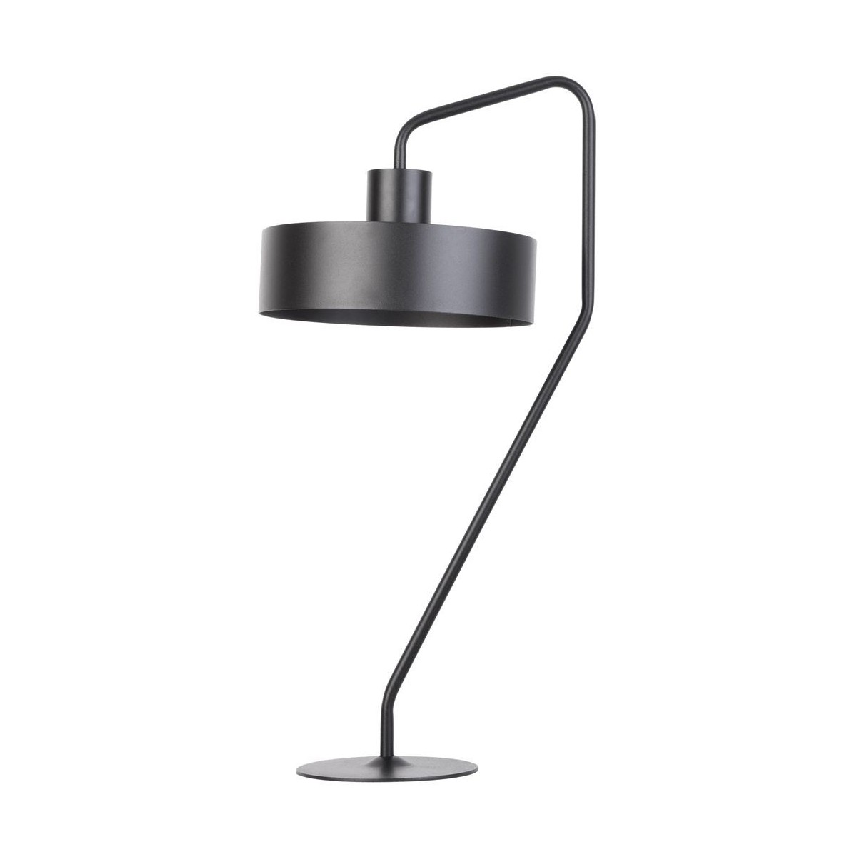 czarna, metalowa lampa stołowa Sigma Jumbo 50108