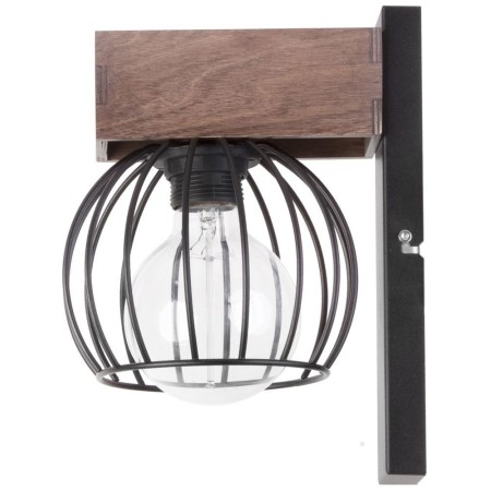 czarny, metalowy kinkiet Sigma Milan 31577