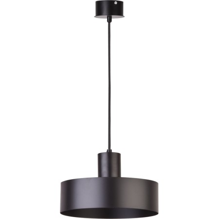 czarna, metalowa lampa wisząca Sigma Rif 30896