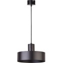czarna, metalowa lampa wisząca Sigma Rif 30896