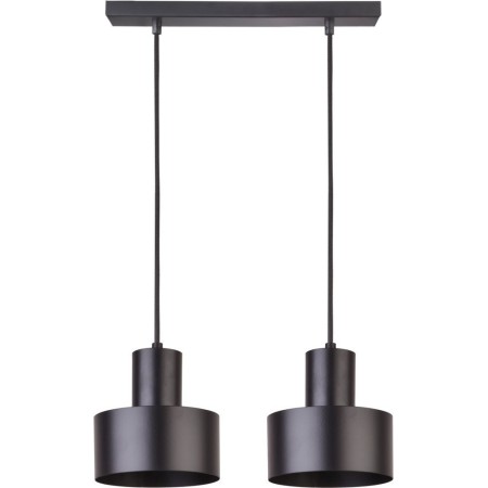 czarna, metalowa lampa wisząca Sigma Rif 30898