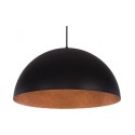 czarna, metalowa lampa wisząca Sigma Sfera 30126