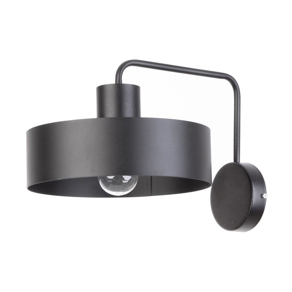 czarny, metalowy kinkiet Sigma Vasco 31555