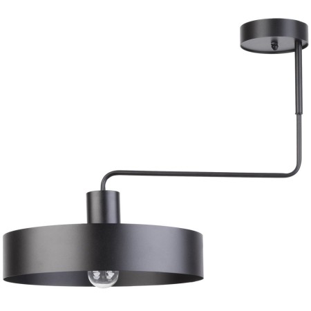 czarna, metalowa lampa przysufitowa Sigma Vasco 31549