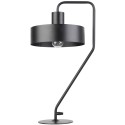 czarna, metalowa lampa biurkowa Sigma Vasco 50118