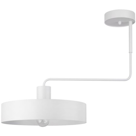 biała, metalowa lampa przysufitowa Sigma Vasco 31550