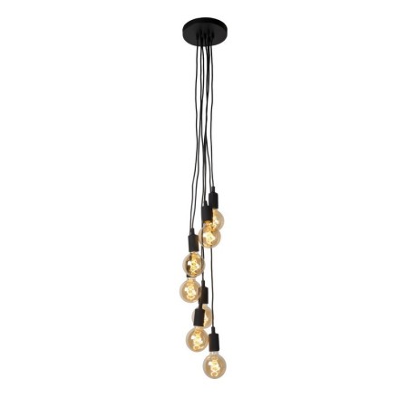 Lucide 08408/07/30 FIX - Lampa wisząca - 7xE27 - Czarna