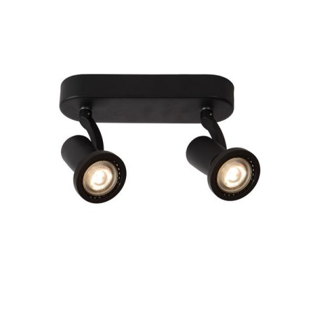 Lucide 11903/10/30 JASTER-LED - Reflektor sufitowy - LED - GU10 - 2x5W 2700K - Czarny