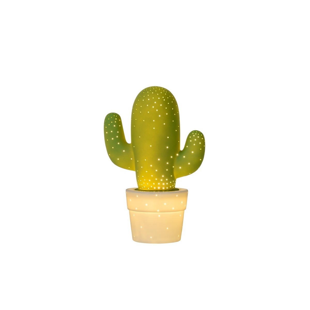 Lucide 13513/01/33 CACTUS - Lampa stołowa - 1xE14 - Zielona