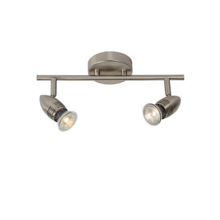 Lucide 13955/10/12 CARO-LED - Reflektor sufitowy - LED - GU10 - 2x5W 2700K - Satynowy chrom