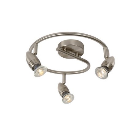 Lucide 13955/14/12 CARO-LED - Reflektor sufitowy - 31 cm - LED - GU10 - 3x5W 2700K - Satynowy chrom