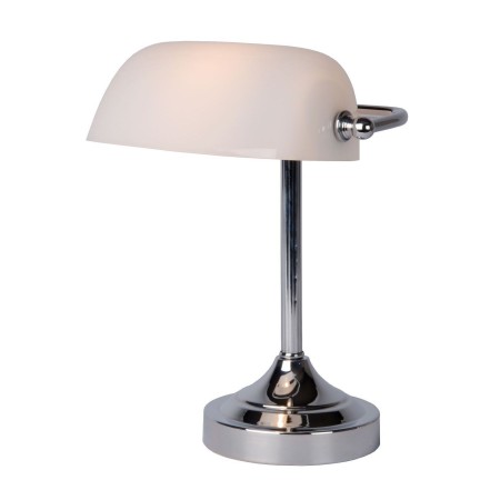 Lucide 17504/01/11 BANKER - Lampa biurkowa - 1xE14 - Chrom