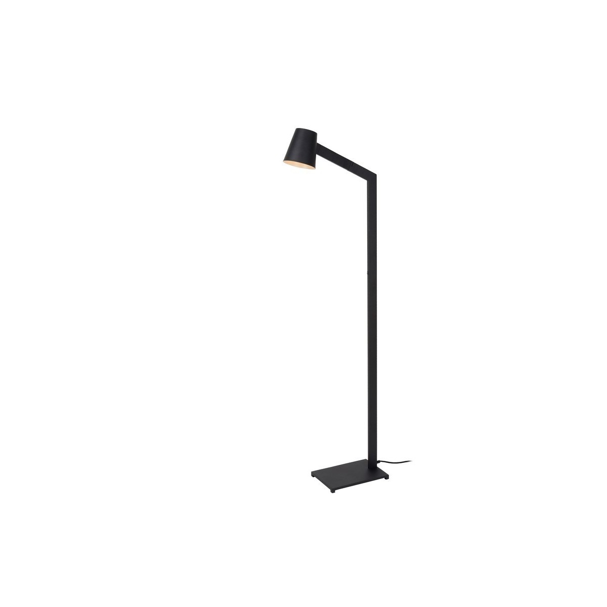 Lucide 20710/01/30 MIZUKO - Lampa podłogowa do czytania - 13 cm - 1xE14 - Czarna