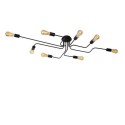 Lucide 21112/08/30 LESTER - Lampa sufitowa wpuszczana - 8xE27 - Czarna