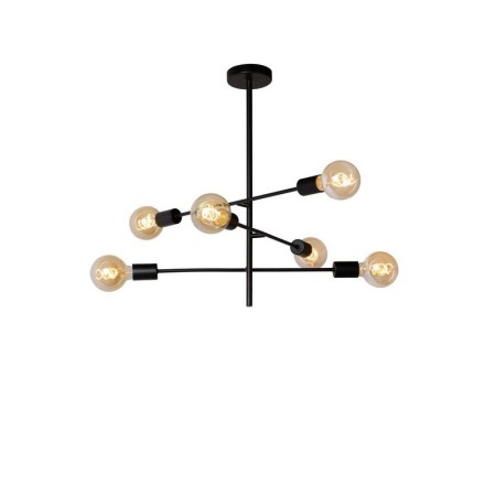 Lucide 21119/06/30 LESTER - Lampa sufitowa wpuszczana - 6xE27 - Czarna