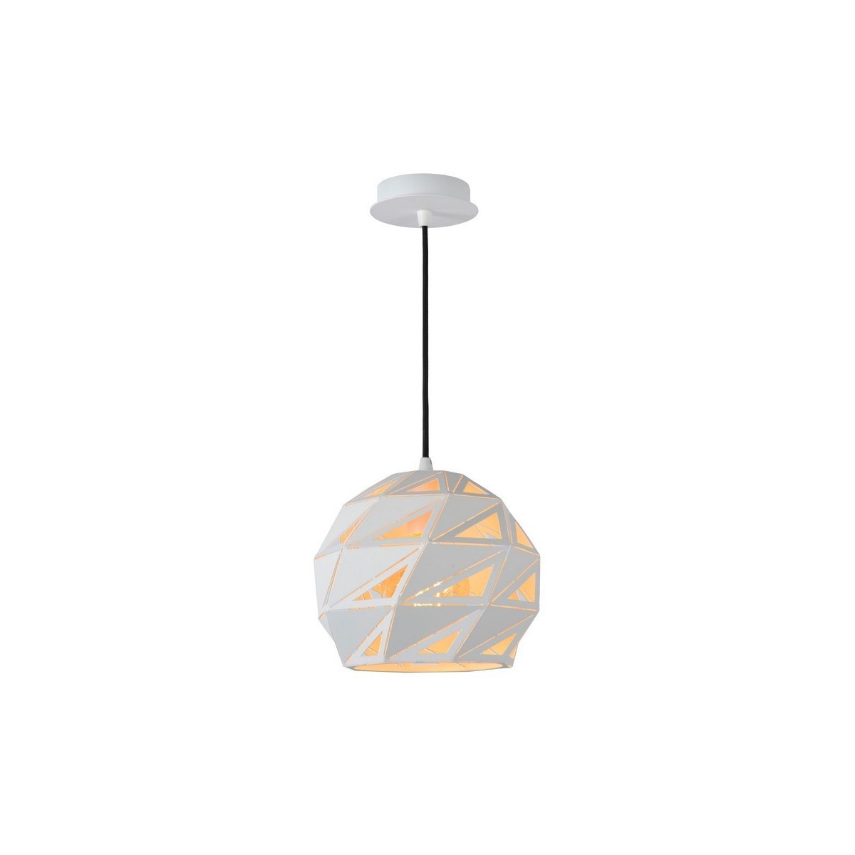 Lucide 21415/25/31 MALUNGA - Lampa wisząca - 25 cm - 1xE27 - Biała
