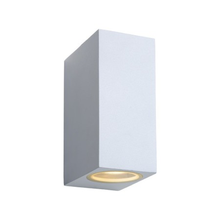 Lucide 22860/10/31 ZORA-LED - Reflektor ścienny - Kinkiet do wewnątrz i na zewnątrz - Ściemniacz LED - GU10 - 2x5W 3000K - IP…