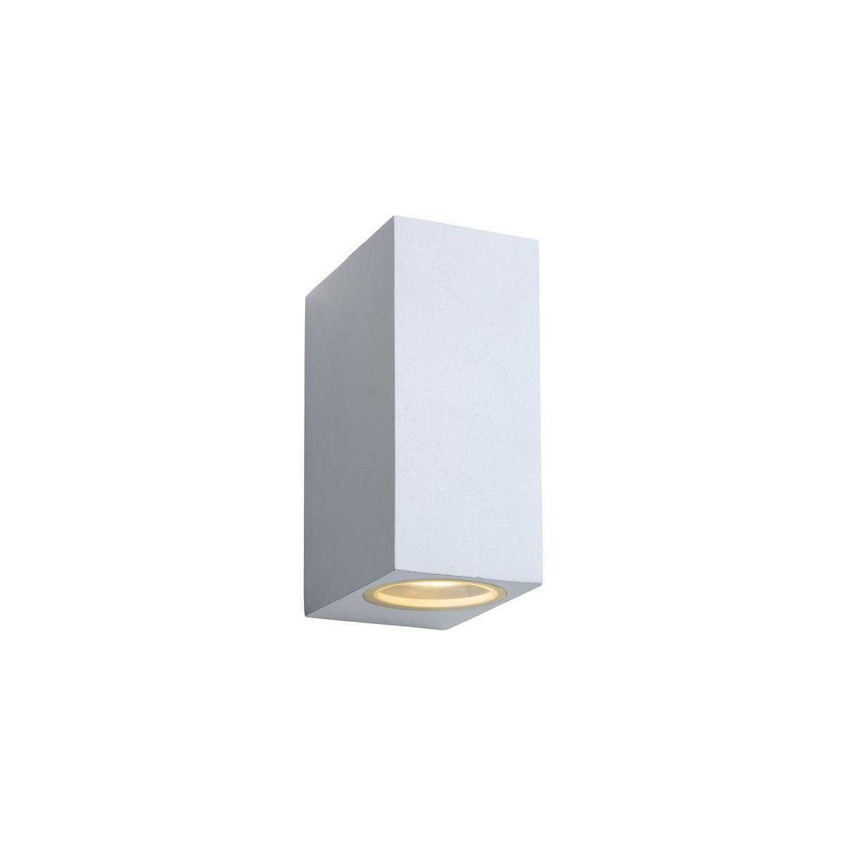 Lucide 22860/10/31 ZORA-LED - Reflektor ścienny - Kinkiet do wewnątrz i na zewnątrz - Ściemniacz LED - GU10 - 2x5W 3000K - IP…