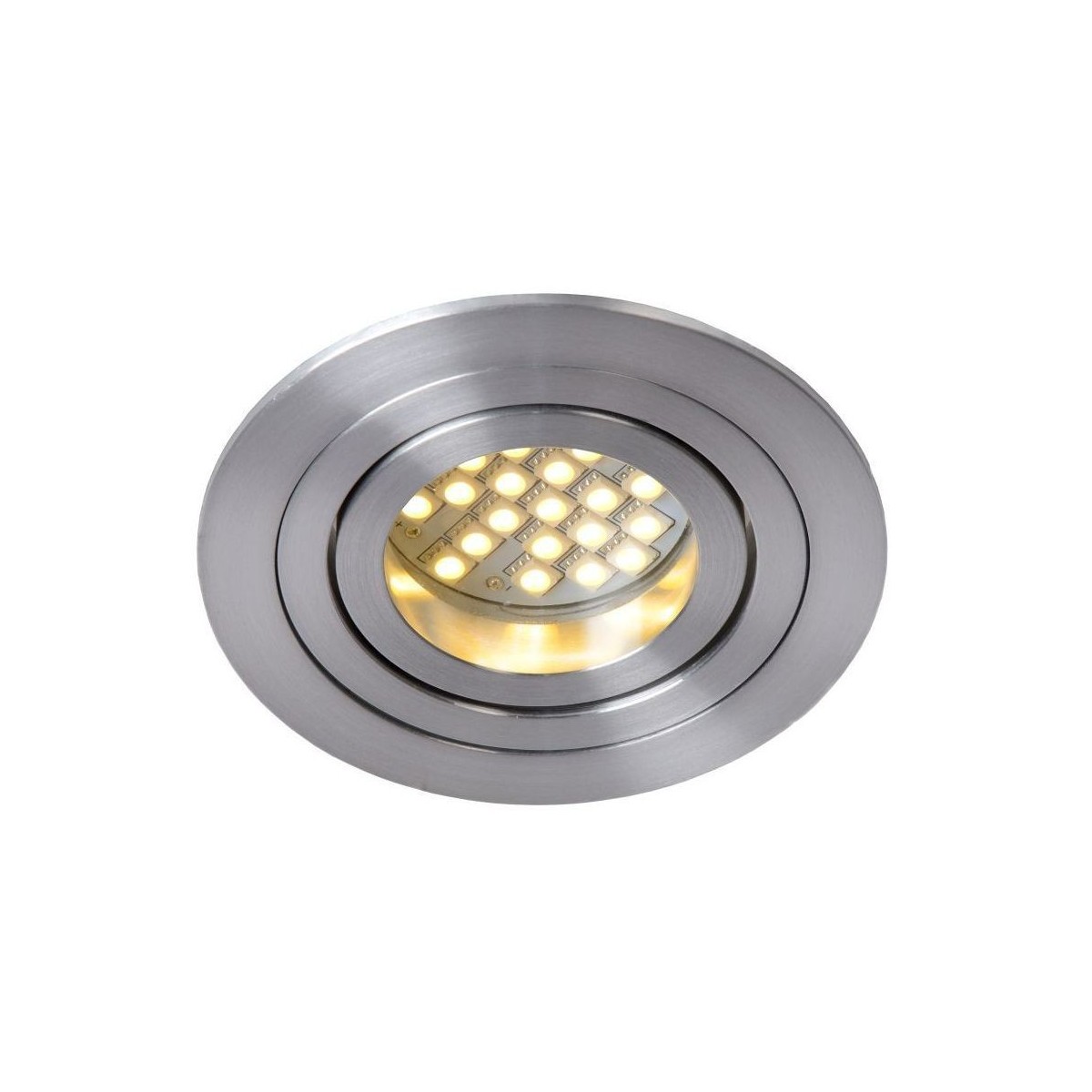 Lucide 22954/01/12 TUBE - Reflektor wpuszczany - 9.2 cm - 1xGU10 - Chrom satynowy