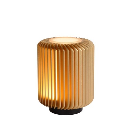 Lucide 26500/05/02 TURBIN - Lampa stołowa - 10.6 cm - LED - 1x5W 3000K - Matowe złoto - Mosiądz