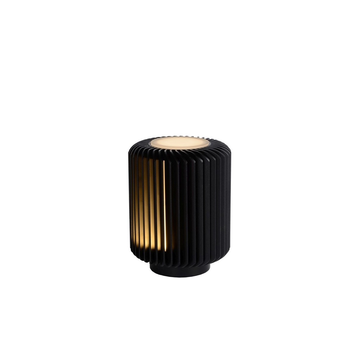 Lucide 26500/05/30 TURBIN - Lampa stołowa - 10.6 cm - LED - 1x5W 3000K - Czarna