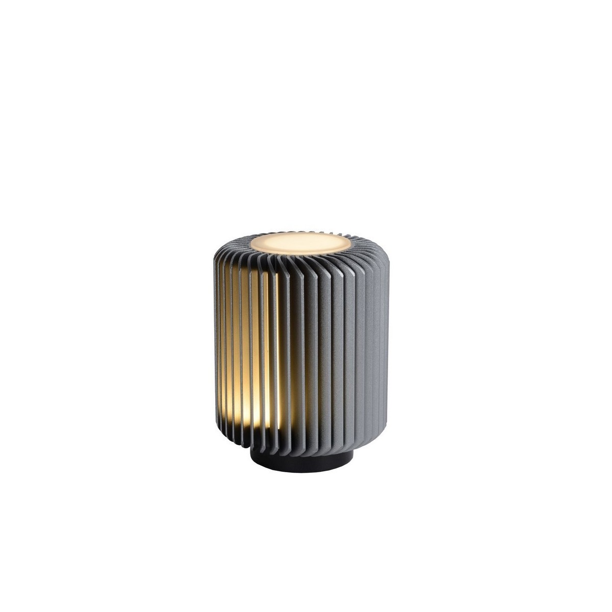 Lucide 26500/05/36 TURBIN - Lampa stołowa - 10.6 cm - LED - 1x5W 3000K - Szara