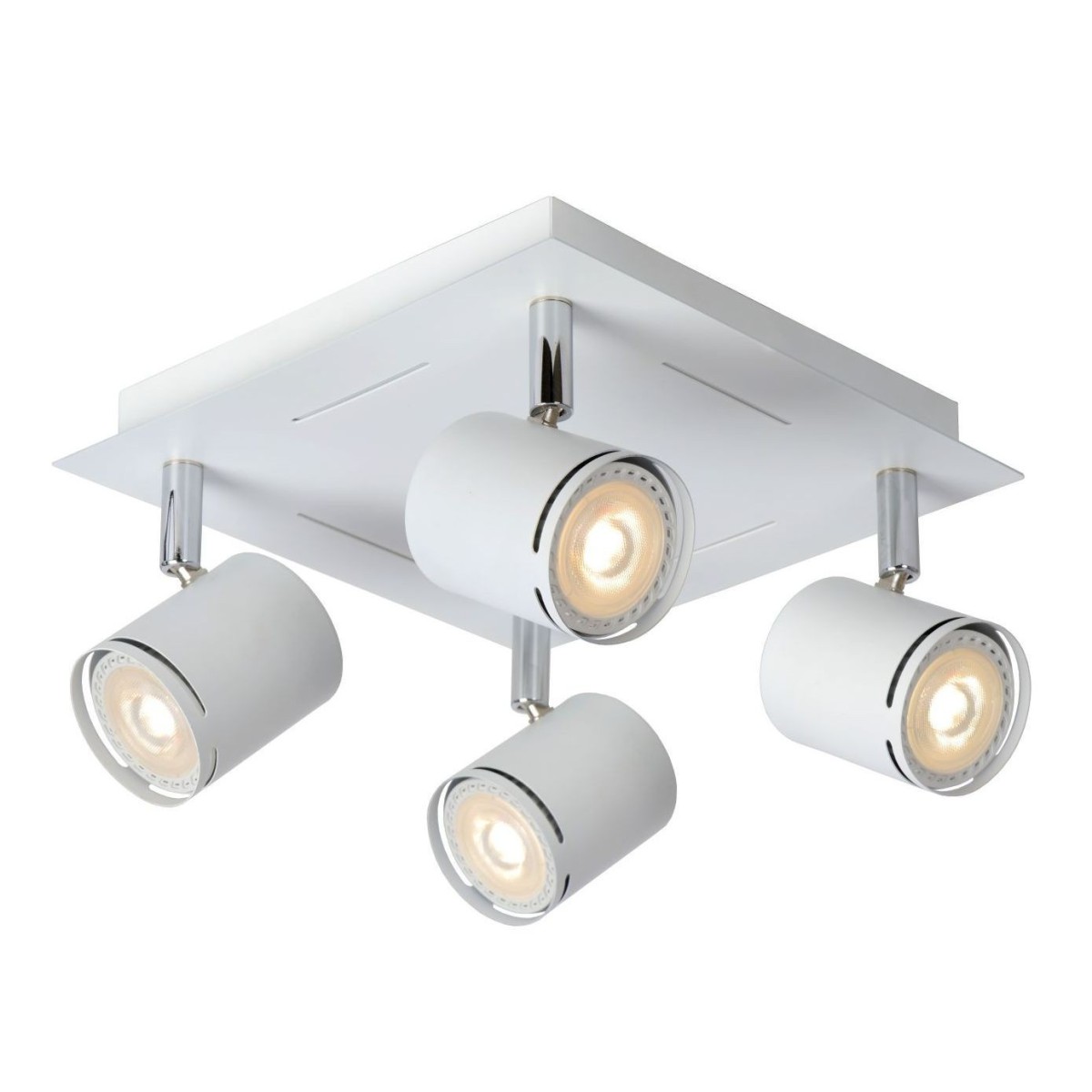Lucide 26994/20/31 RILOU - Reflektor sufitowy - LED ściemnialny - GU10 - 4x5W 3000K - biały