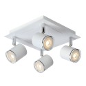 Lucide 26994/20/31 RILOU - Reflektor sufitowy - LED ściemnialny - GU10 - 4x5W 3000K - biały