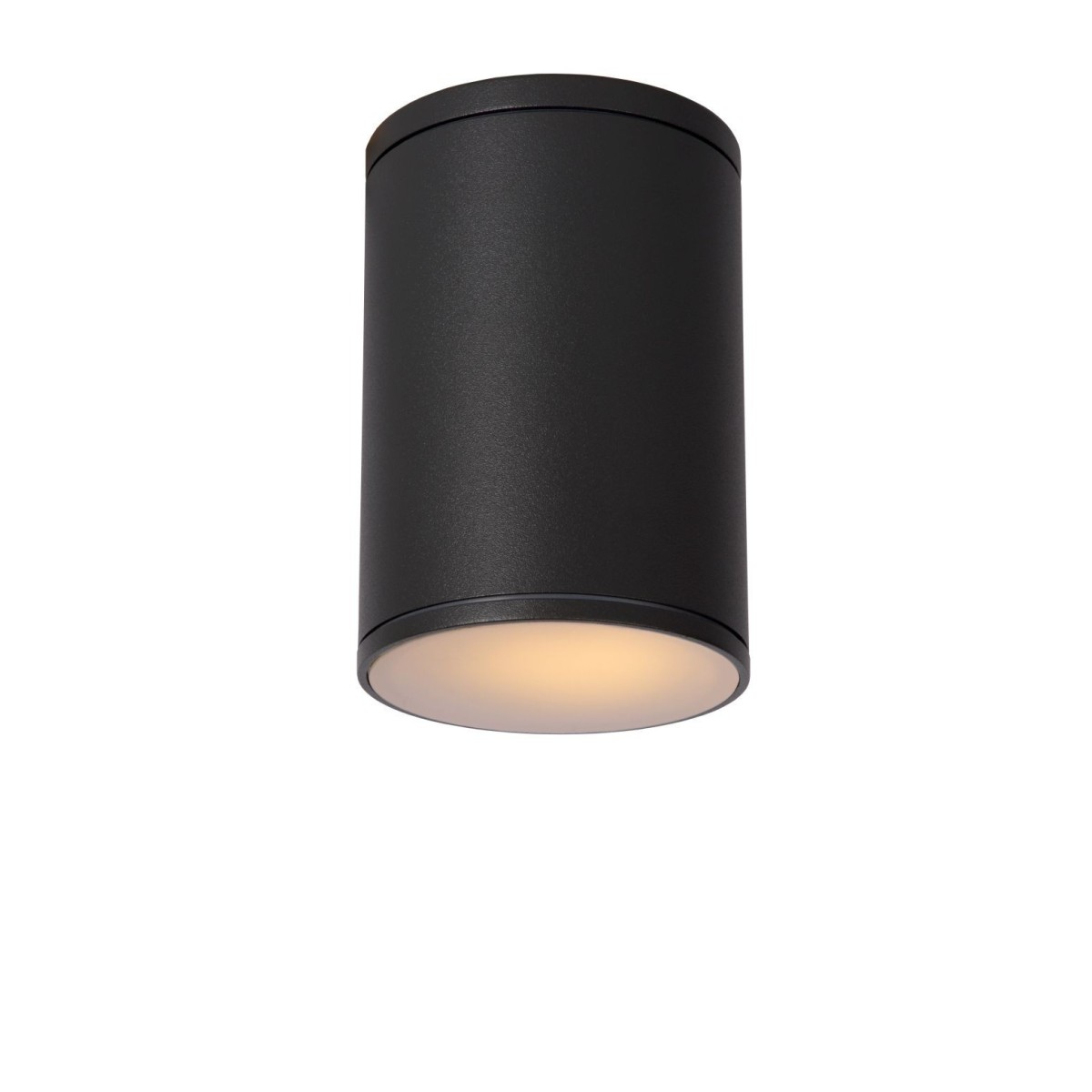 Lucide 27870/01/30 TUBIX - Reflektor sufitowy do wewnątrz i na zewnątrz - 10.8 cm - 1xE27 - IP54 - Antracyt