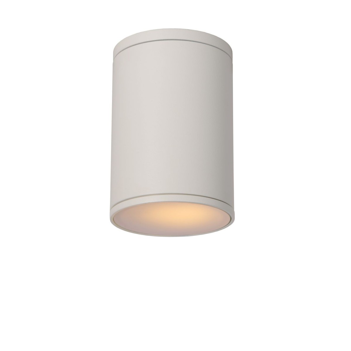 Lucide 27870/01/31 TUBIX - Reflektor sufitowy do wewnątrz i na zewnątrz - 10.8 cm - 1xE27 - IP54 - Biały