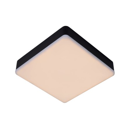 Lucide 28113/30/30 CERES-LED - Lampa sufitowa łazienkowa - Ściemniacz LED - 1x30W 3000K - IP44 - Czarny