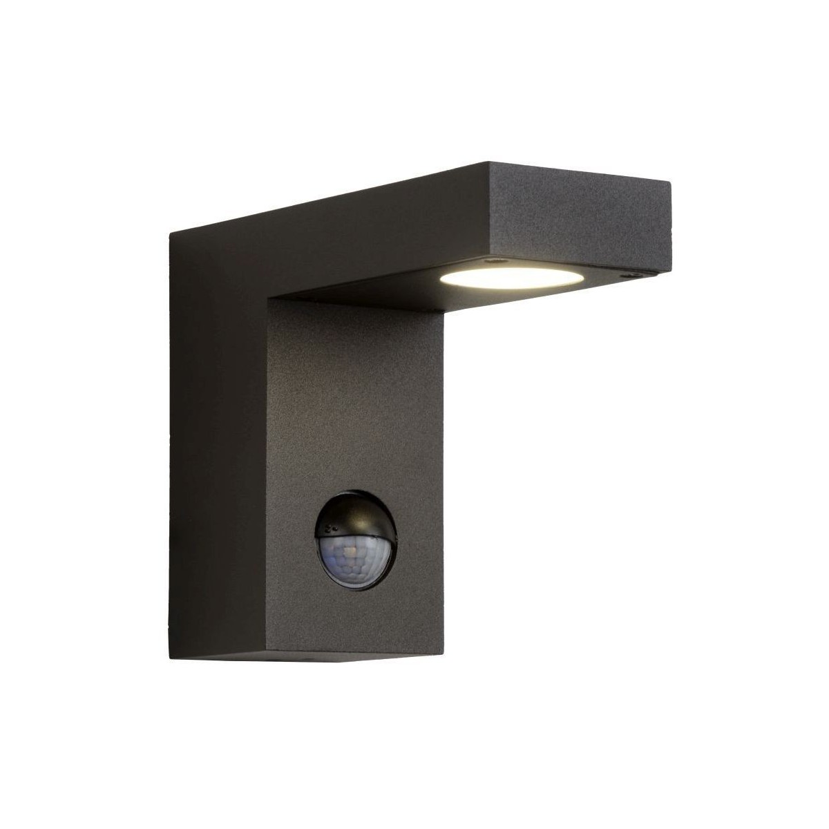 Lucide 28850/24/30 TEXAS-IR - Reflektor ścienny - Kinkiet do wewnątrz i na zewnątrz - LED - 1x7W 3000K - IP54 - Czujnik ruchu…