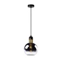 Lucide 34438/20/65 JULIUS - Lampa wisząca - 20 cm - 1xE27 - Szary dymny