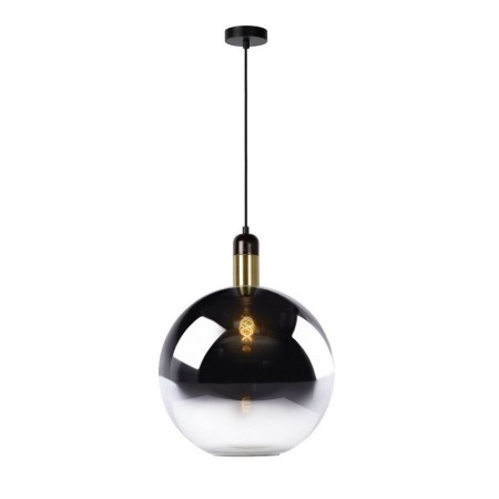 Lucide 34438/40/65 JULIUS - Lampa wisząca - 40 cm - 1xE27 - Szary dymny