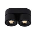 Lucide 35911/16/30 YUMIKO - Reflektor sufitowy - LED ściemnialny - 2x10W 2700K - Czarny