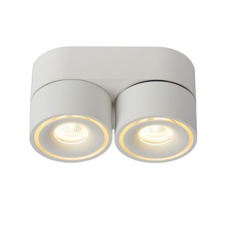 Lucide 35911/16/31 YUMIKO - Reflektor sufitowy - 7.8 cm - LED Dim. - 2x10W 2700K - Biały
