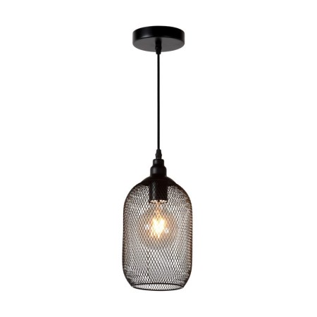Lucide 43404/15/30 MESH - Lampa wisząca - 15 cm - 1xE27 - Czarna