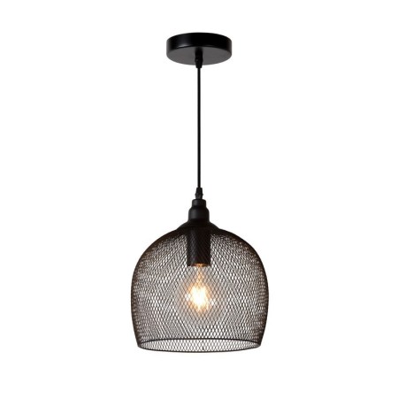 Lucide 43404/22/30 MESH - Lampa wisząca - 22 cm - 1xE27 - Czarny